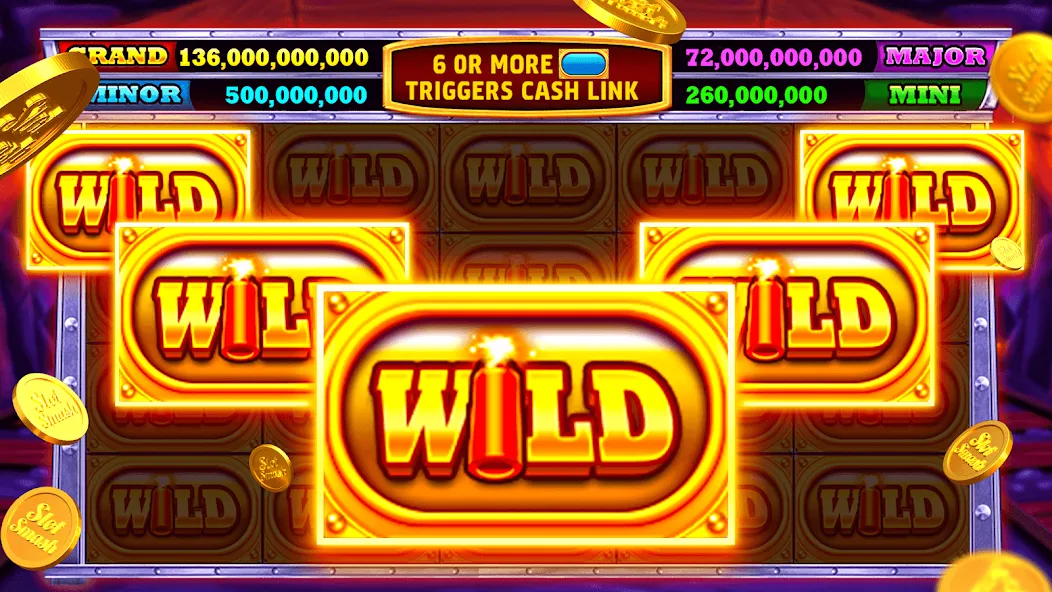 Slotsmash™ - Casino Slots Game (Слотсмэш)  [МОД Много денег] Screenshot 3