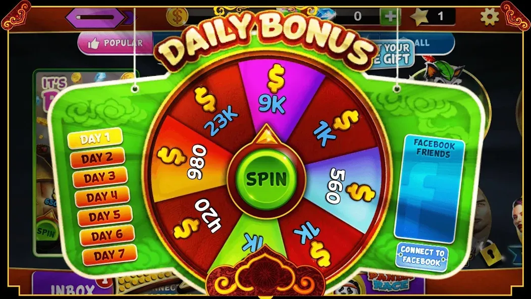 Panda Slots (Панда Слоты)  [МОД Unlimited Money] Screenshot 3