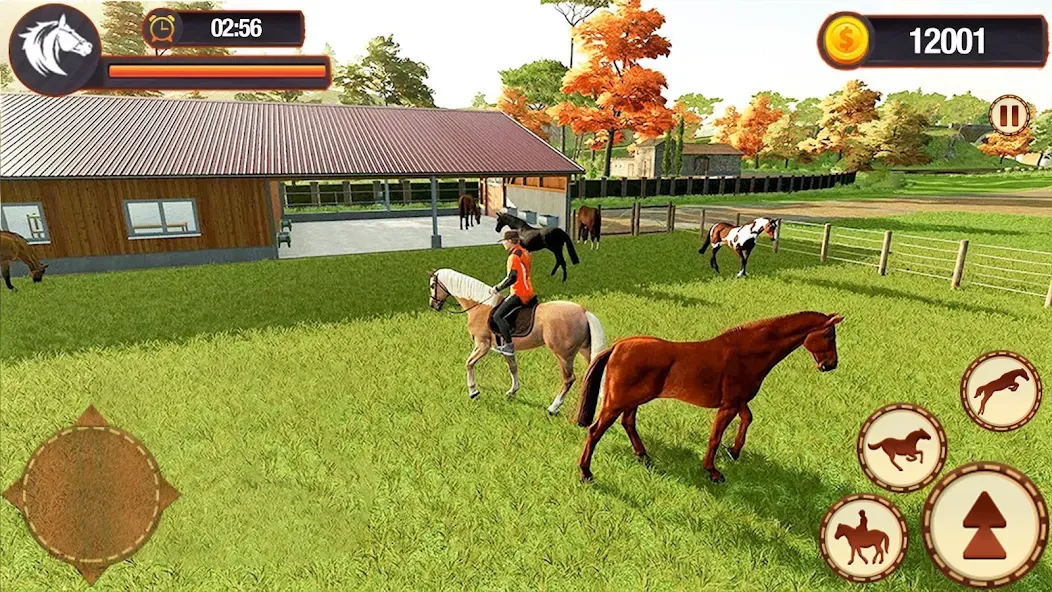 My Horse Herd Care Simulator (Мой симулятор ухода за стадом лошадей)  [МОД Меню] Screenshot 1