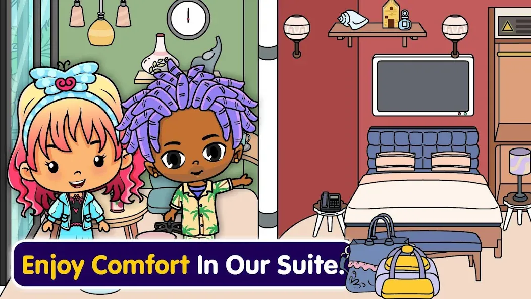 Tizi Town - My Hotel Games  [МОД Много денег] Screenshot 2