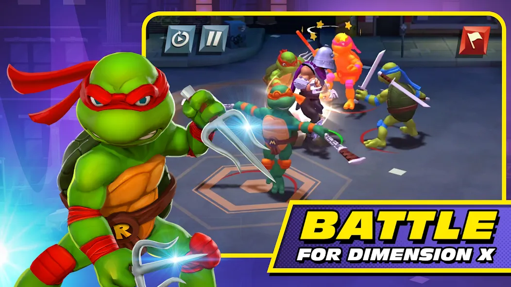 TMNT: Mutant Madness (ТМНТ)  [МОД Меню] Screenshot 1