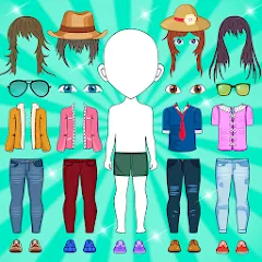 Скачать взломанную Anime Doll Designer (Аниме Кукольный Дизайнер)  [МОД Много монет] - стабильная версия apk на Андроид
