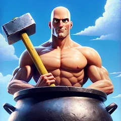 Скачать взлом Hammer Climber Man: Pot Man 3D  [МОД Unlocked] - последняя версия apk на Андроид