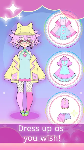 Moon's Closet dress up game  [МОД Все открыто] Screenshot 2