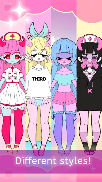 Moon's Closet dress up game  [МОД Все открыто] Screenshot 4