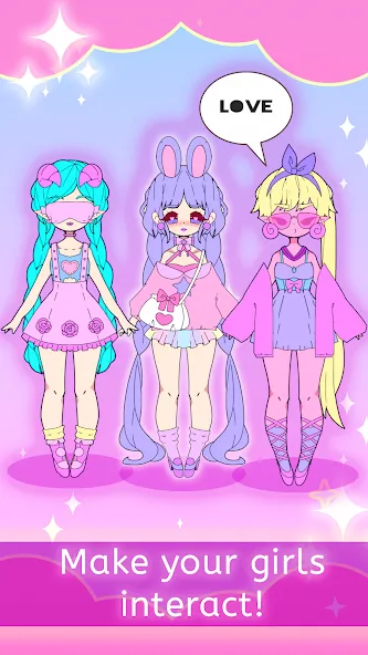 Moon's Closet dress up game  [МОД Все открыто] Screenshot 5