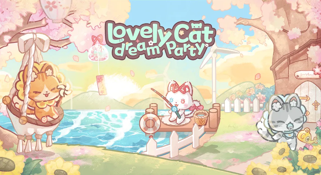 Lovely cat dream party (Лавли кэт дрим пати)  [МОД Много монет] Screenshot 5