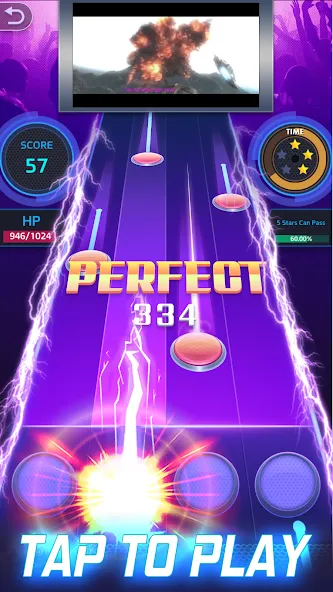 Tap Tap Music-Pop Songs  [МОД Много денег] Screenshot 2