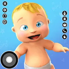 Скачать взломанную Virtual Baby Mother Simulator  [МОД Menu] - последняя версия apk на Андроид