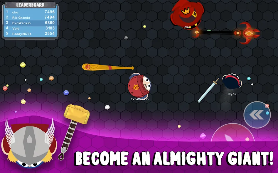 EvoWars.io  [МОД Бесконечные монеты] Screenshot 4