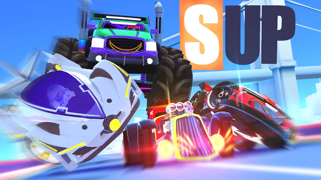 SUP Multiplayer Racing Games (СУП Мультиплеер Рейсинг)  [МОД Menu] Screenshot 5