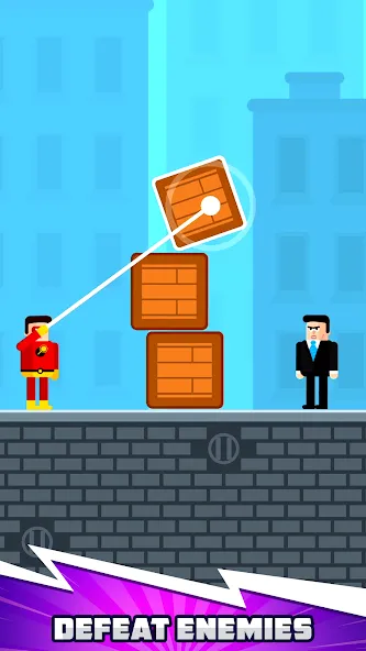 The Superhero League (Зе Суперхиро Лигующ)  [МОД Много монет] Screenshot 1