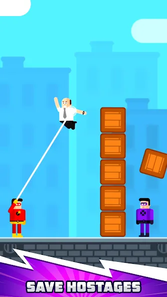 The Superhero League (Зе Суперхиро Лигующ)  [МОД Много монет] Screenshot 3