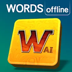 Скачать взломанную Words AI Friends Classic  [МОД Много монет] - последняя версия apk на Андроид