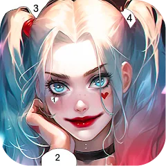 Скачать взлом Clown Color, Paint by number  [МОД Меню] - полная версия apk на Андроид