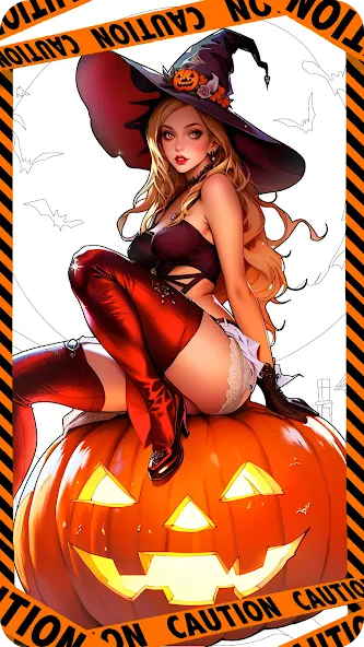 Dark Fantasy Coloring Games  [МОД Бесконечные монеты] Screenshot 5