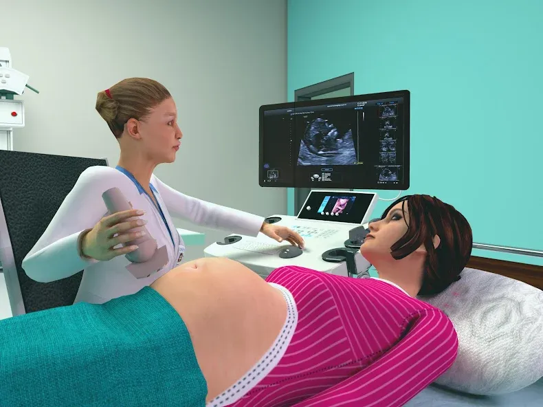 Pregnant Mother Simulator Game (Симулятор беременной мамы)  [МОД Menu] Screenshot 5