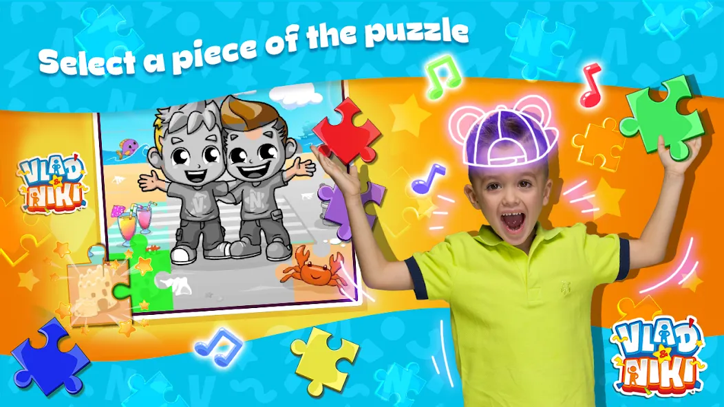 Vlad and Niki: Kids Piano  [МОД Бесконечные деньги] Screenshot 5