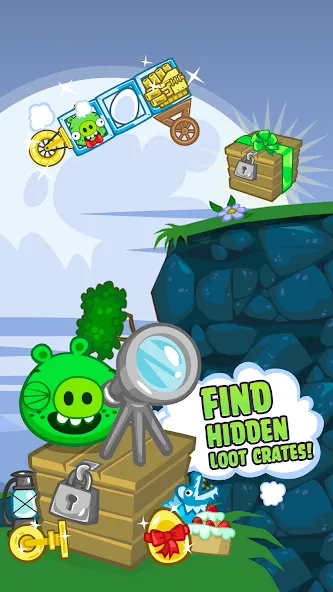 Bad Piggies (Бэд Пиггиз)  [МОД Много монет] Screenshot 4