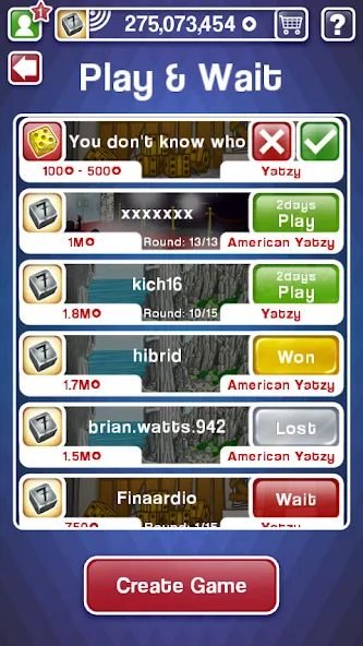 Yatzy Ultimate (Ятзи Ультимейт)  [МОД Бесконечные деньги] Screenshot 3