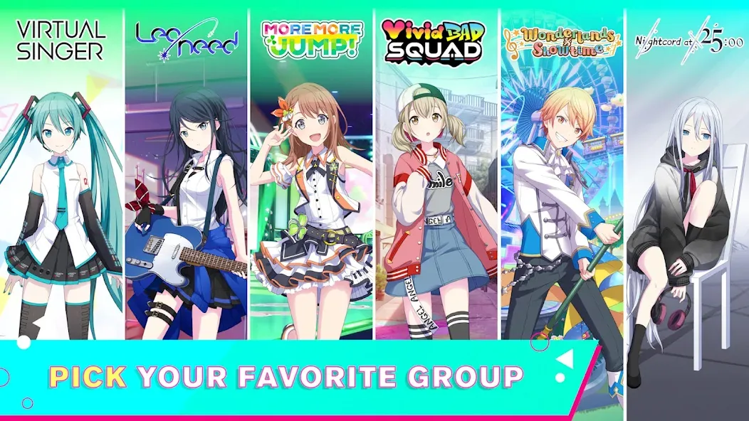 HATSUNE MIKU: COLORFUL STAGE! (Хацуне Мику)  [МОД Много монет] Screenshot 2