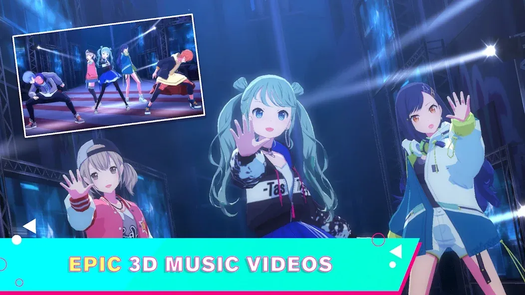 HATSUNE MIKU: COLORFUL STAGE! (Хацуне Мику)  [МОД Много монет] Screenshot 4