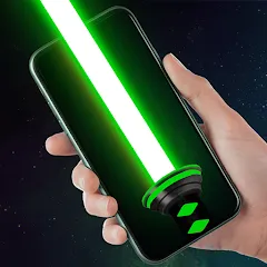 Скачать взломанную Lightsaber Gun Simulator  [МОД Много монет] - полная версия apk на Андроид