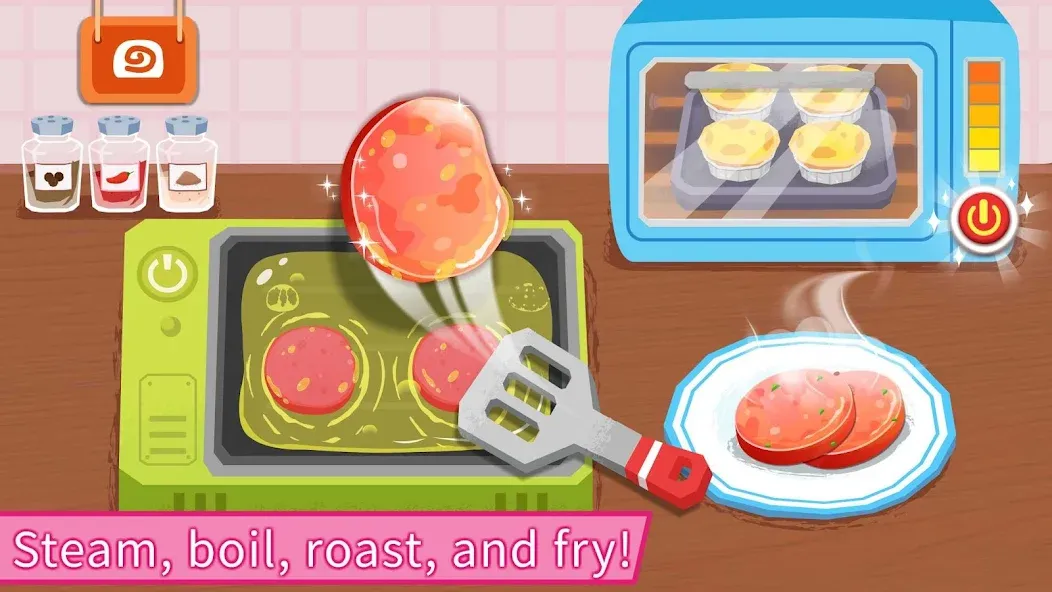 Baby Panda's Breakfast Cooking  [МОД Unlimited Money] Screenshot 3
