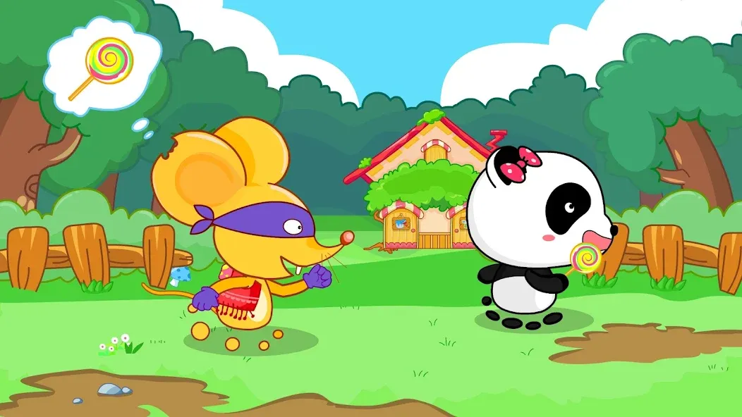 Baby Panda's Color Mixing  [МОД Много монет] Screenshot 4