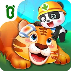 Взломанная Baby Panda: Care for animals  [МОД Много денег] - стабильная версия apk на Андроид