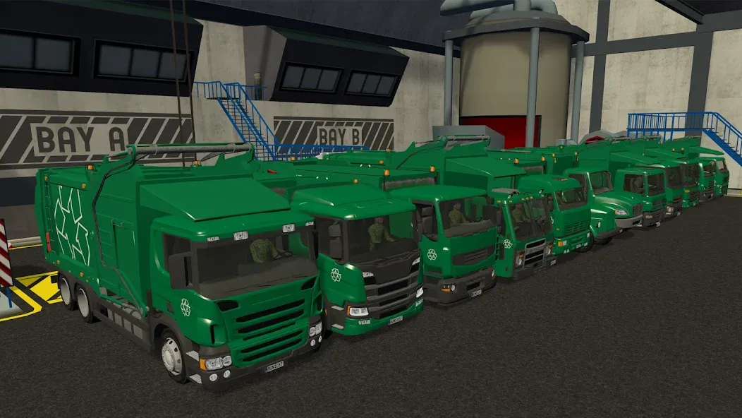 Trash Truck Simulator (Трэш Трак Симулятор)  [МОД Все открыто] Screenshot 1