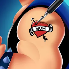 Взломанная Ink Inc. - Tattoo Drawing  [МОД Много монет] - последняя версия apk на Андроид