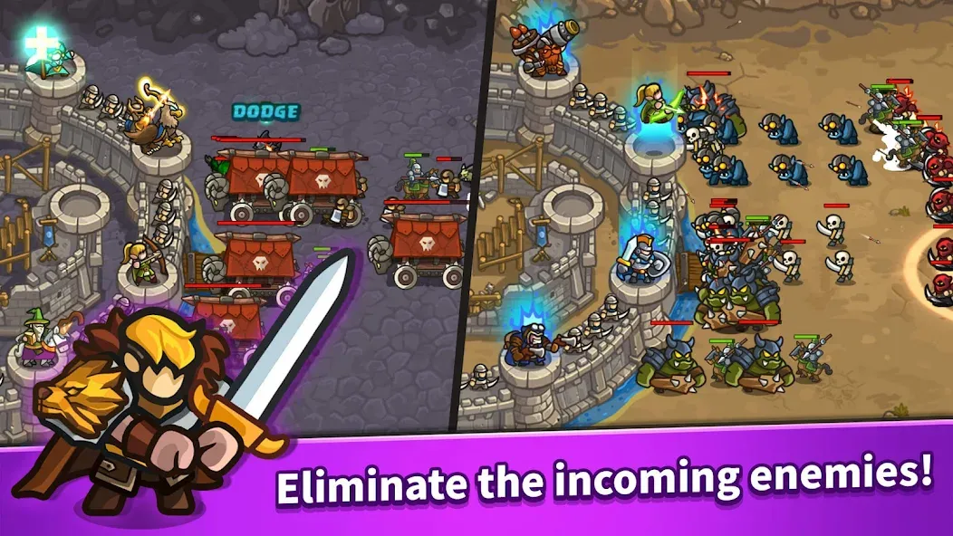 Idle Kingdom Defense (Айдл Кингдом Дефенс)  [МОД Бесконечные деньги] Screenshot 1