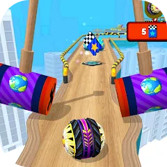 Взломанная Rolling Balls 3D (Гоинг Боллс 3Д)  [МОД Mega Pack] - последняя версия apk на Андроид