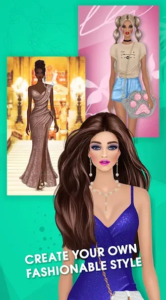 Fashion Triple Match: Dress Up (Фэшн Мердж)  [МОД Бесконечные монеты] Screenshot 1