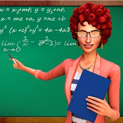 Скачать взломанную High School Teacher Sim Games  [МОД Бесконечные монеты] - полная версия apk на Андроид
