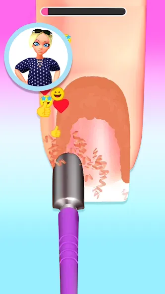 Nail Salon 3D  [МОД Бесконечные монеты] Screenshot 2