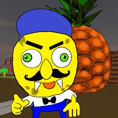 Взлом Neighbor Sponge. Scary Secret  [МОД Меню] - последняя версия apk на Андроид