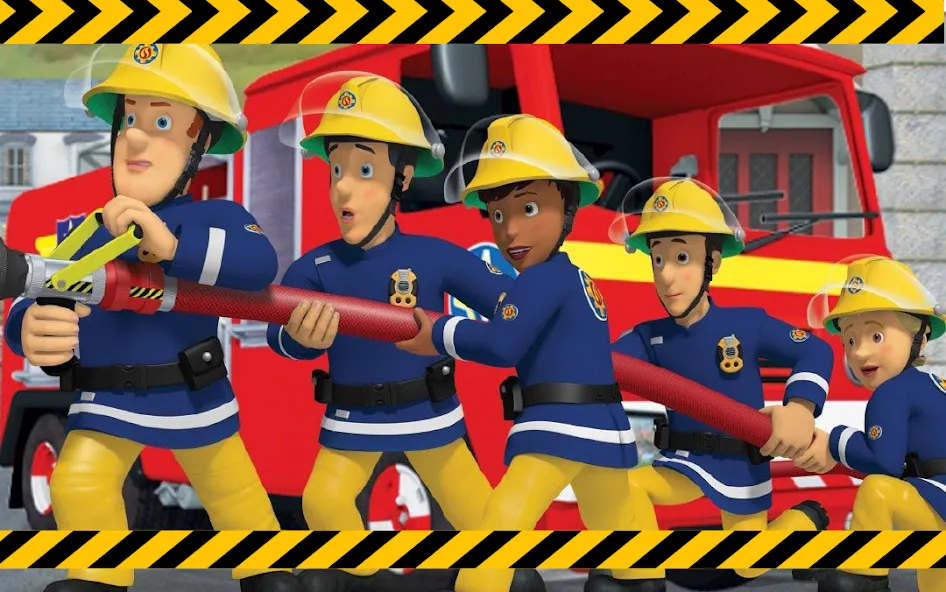 Fireman sam Truck rescue (Пожарный Сэм и спасение на грузовике)  [МОД Бесконечные монеты] Screenshot 1
