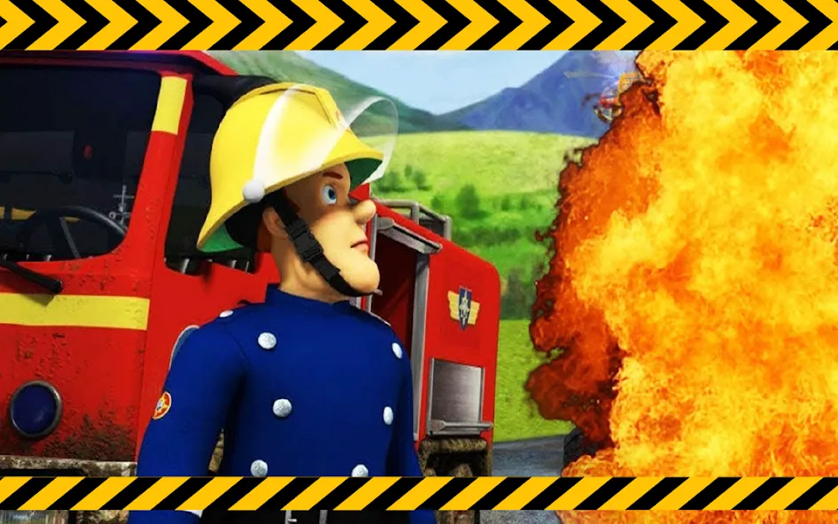 Fireman sam Truck rescue (Пожарный Сэм и спасение на грузовике)  [МОД Бесконечные монеты] Screenshot 4
