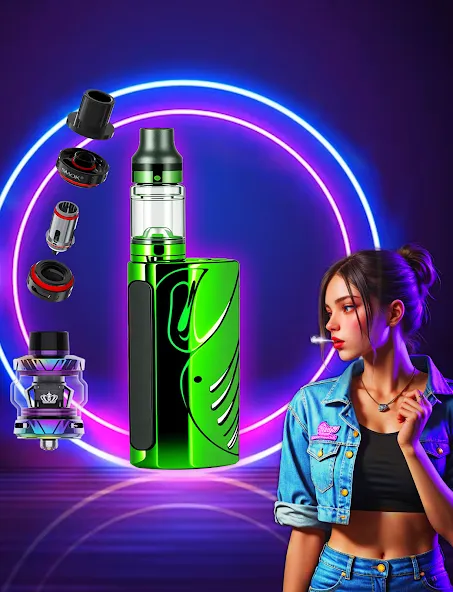 Virtual Vape Smoke Simulation (Виртуальное имитирование дыма от вэйпа)  [МОД Mega Pack] Screenshot 3