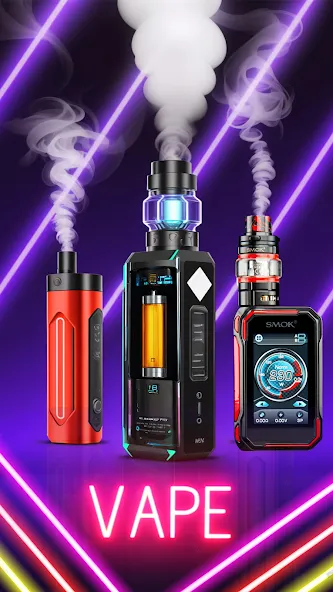 Virtual Vape Smoke Simulation (Виртуальное имитирование дыма от вэйпа)  [МОД Mega Pack] Screenshot 4