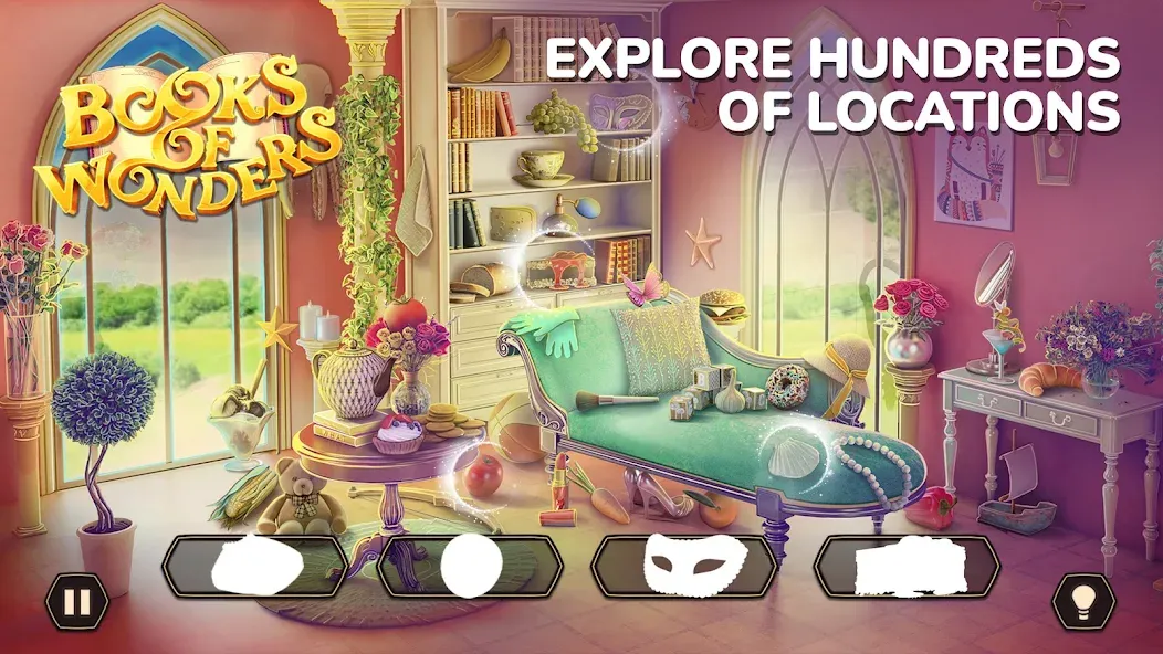 Books of Wonder Hidden Objects  [МОД Меню] Screenshot 3