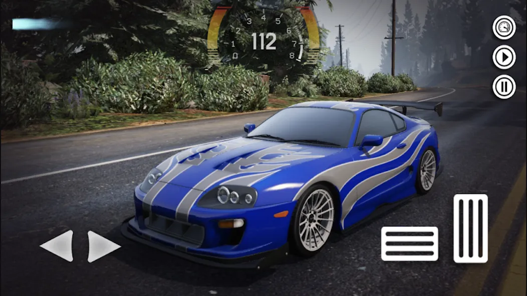 Tokyo Supra Drift Simulator  [МОД Много монет] Screenshot 2