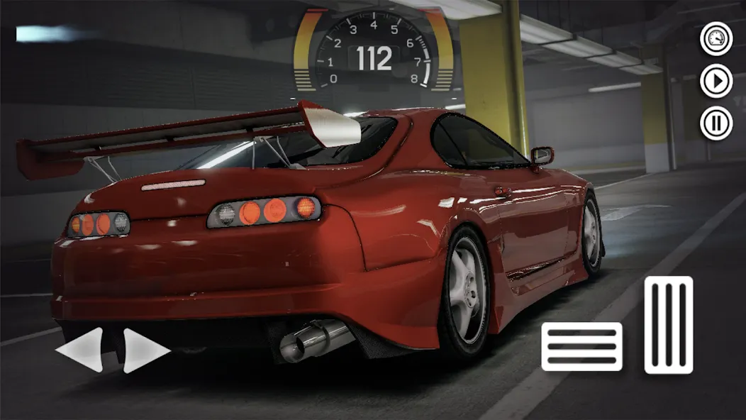 Tokyo Supra Drift Simulator  [МОД Много монет] Screenshot 3