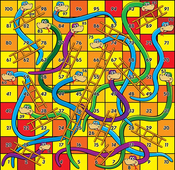 Snake and ladder (Змеи и лестницы)  [МОД Unlocked] Screenshot 3