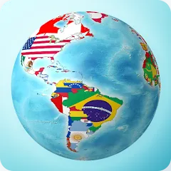 Скачать взлом Flags On the Globe  [МОД Mega Pack] - последняя версия apk на Андроид