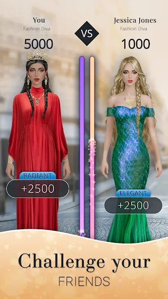 Fashion Nation: Style & Fame (Фэшн Нэйшн)  [МОД Бесконечные деньги] Screenshot 3