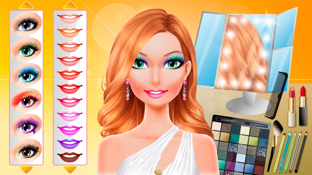 Makeup games makeover dress up  [МОД Unlimited Money] Screenshot 3