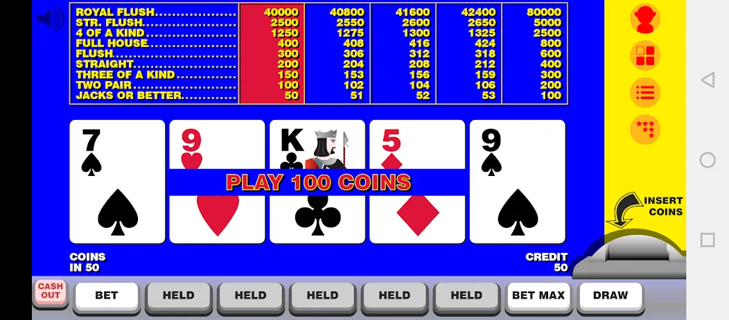 Video Poker with Double Up  [МОД Unlimited Money] Screenshot 1